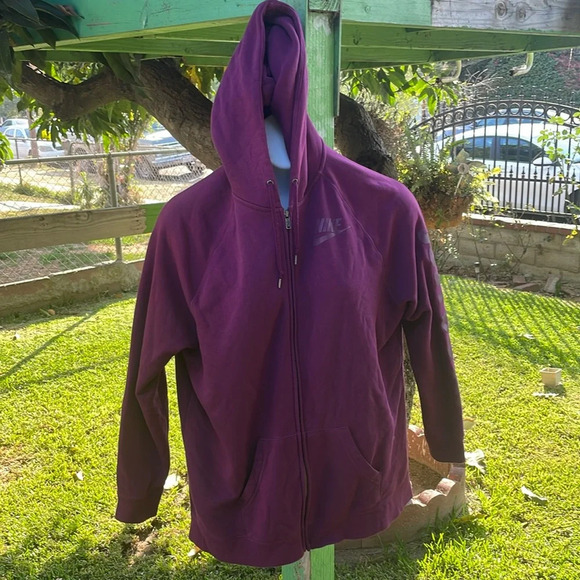 Nike Other - Nike men’s x-large purple zip-up hoodie.